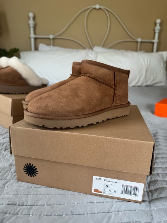 UGG Shoes - UGG Chestnut Suede Short Shearling Boots